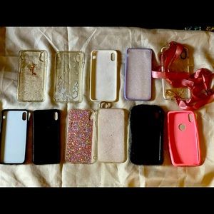 Lot of iPhone XMAX phone cases